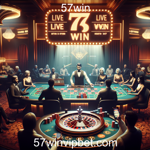 Experiência Imersiva no Cassino Ao Vivo do 57win